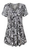 Moqivgi Blusa Casual Con Cuello En V Para Mujer 0