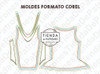 Molde Patron Coreldraw Musculosa Hockey Mujer Del Xs Al 2xl 1