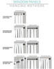 Juego De Paneles De Cortinas De Ventana Reyna De Decoración 4