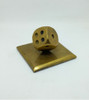 Dado De Bronce Con Base 0