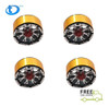 4pcs Del Metal 1,9 Pulgadas Beadlock De La Llanta Para Rc Ro 2