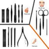 Set De Manicura Pedicura Estuche 16 Pzas Cortaúñas Tijera 2