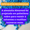 Kit 10 Almotolia 120ml Plástico Translúcida Frasco Bico Reto 7