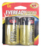 Pack 2 Pilas D2 Eveready Gold Alcalina 0