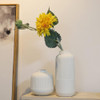Tciuxyq Jarrón De Cerámica Blanca Decorativo Minimalista Mod 2