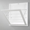 Whitmor Montado En La Pared Rack De Secado Color Blanco 3