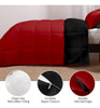 Basic Beyond Red Twin Comforter Set - Edredón Alternativo De 2