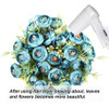 Aufuwa Mini Peonía Flores Artificiales Peonías De Seda Falsa 3