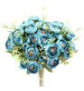 Aufuwa Mini Peonía Flores Artificiales Peonías De Seda Falsa 4