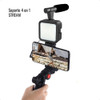 Kit Blog Streaming Tripode Iluminador Luz Led Microfono Vlog 1