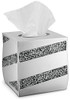 Dwellza Silver Mosaic Tissue Box Cover Square (6  X 6  X 6 0