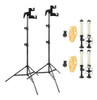 Kit Soporte Fondo De Estudio Doble - 2,5m - Completo Click 0