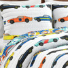 Juego De Cama De Coches De Carreras Para Niños 2 Piezas Reve 2 Juego De Cama De Coches De Carreras Para Niños 2 Piezas Reve 2