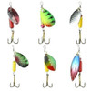 Mucho 30pcs Metal Pesca Señuelos Spinner Cuchara Cebos Crank 5