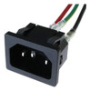 E-outstanding C14 Conector De Alimentacion 2 Piezas Iec C14 1