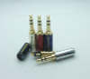100 Piezas De Cobre Recubierto De Oro 3,5 Mm Macho Stereo Mi 1