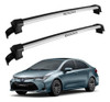 Barras De Techo Eqmax New Wave Toyota Corolla 2020+ Gris 0 Barras De Techo Eqmax New Wave Toyota Corolla 2020+ Gris 0