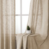 Cortinas De Lino De 63 Pulgadas, Cortinas Semitransparentes 3