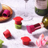 5 Tapones Botella De Silicona Para Mantener Fresco El Vino 1