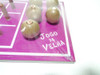 Tabuleiro Jogo Da Velha Madeira Natural Roxo 2
