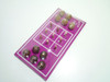 Tabuleiro Jogo Da Velha Madeira Natural Roxo 3