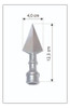 155 Pontas De Lança  Modelo Espada 3/8 1
