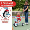 Triciclo Infantil U Go 2 En 1 Con Barra De Arrastre Chicco 4