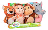 Títere Peluche Animales Elefante Tigre Mono O Jirafa Tiernos 0