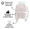 Bolha Parabrisa Moto Harley Davidson Fat Boy 62x47 - Cristal 1