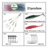 Kit Accesorios D/pesca Johncoo Señuelos Suaves P/anzuelos 1