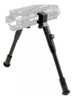 Bipode Fox Aluminio Plegable Extensible Para Riel Weaver 2