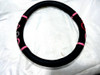 Cubre Volante Auto Universal Negro Corazones Dama D1224 3