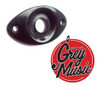 Portajack Cool Parts Pj02 Bk  Ovalado Liso Guitarra Negro 1