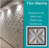 1 Forma/molde Em Abs 1mm Para Gesso 3d - Flor Aberta 31x31 2