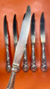 Antiguos Cuchillos Franceses | Set De 6 | Metal Plateado 3