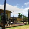 Toldo Vela P/ Sombra Viento C/ Uv -4*2 Rectangulo Blanco 1