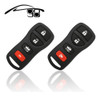 2 Nuevo Reemplazo Keyless De La Entrada Control Remoto Llave 0