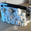 Base Dock Decorativo Gatitos Fantasma Nintendo Switch 3
