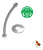 Flexible Amanco 973185macho Giratorio 1/2x30 Cm Acero Inox 1 Flexible Amanco 973185macho Giratorio 1/2x30 Cm Acero Inox 1