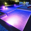 Luz Luminaria Led 20w Rgb Pileta De Material Hormigon 4