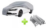 Funda Lona Cubre Auto Impermeable Talle M + Parasol Delanter 0