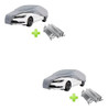 Funda Lona Cubre Auto Impermeable Talle M + Parasol Delanter 1