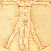Hermoso Póster Hombre De Vitruvio - Da Vinci - 120x85 Nuevo. 5