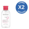 Combo X2 Bioderma H2o Solución Micelar Sensibio 500ml 1