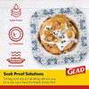 Glad Platos De Papel Desechables Impresos, 50 2