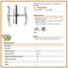 Extractor Saca Polea 3 Garras Brazos 152mm Truper 14506 3
