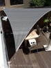 Media Sombra Toldo Vela Triangular Gris 90% 3m X 4m X 4.9m 1