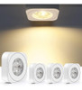 Luz De Disco Led Magnética De 5 W, Luces Blancas Cableadas D 0