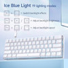 Teclado Gamer Mecanico Al 60%. Compacto 61 Téclas.escritorio 2