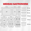 Bandeja Gastronorm Gn 1/3 32,5x17,6x15 Cm Ozti 6